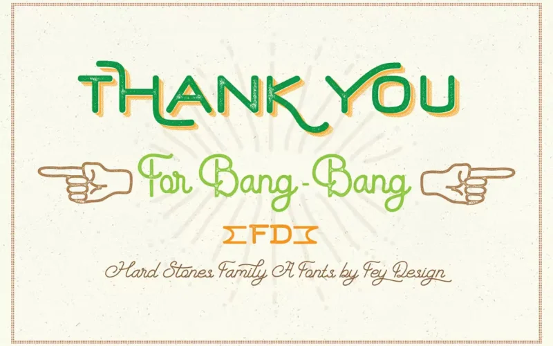 Hard Stones Family Font